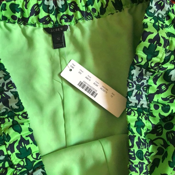 NWT J.Crew 100% Silk Gemstone Shorts - Picture 3 of 8